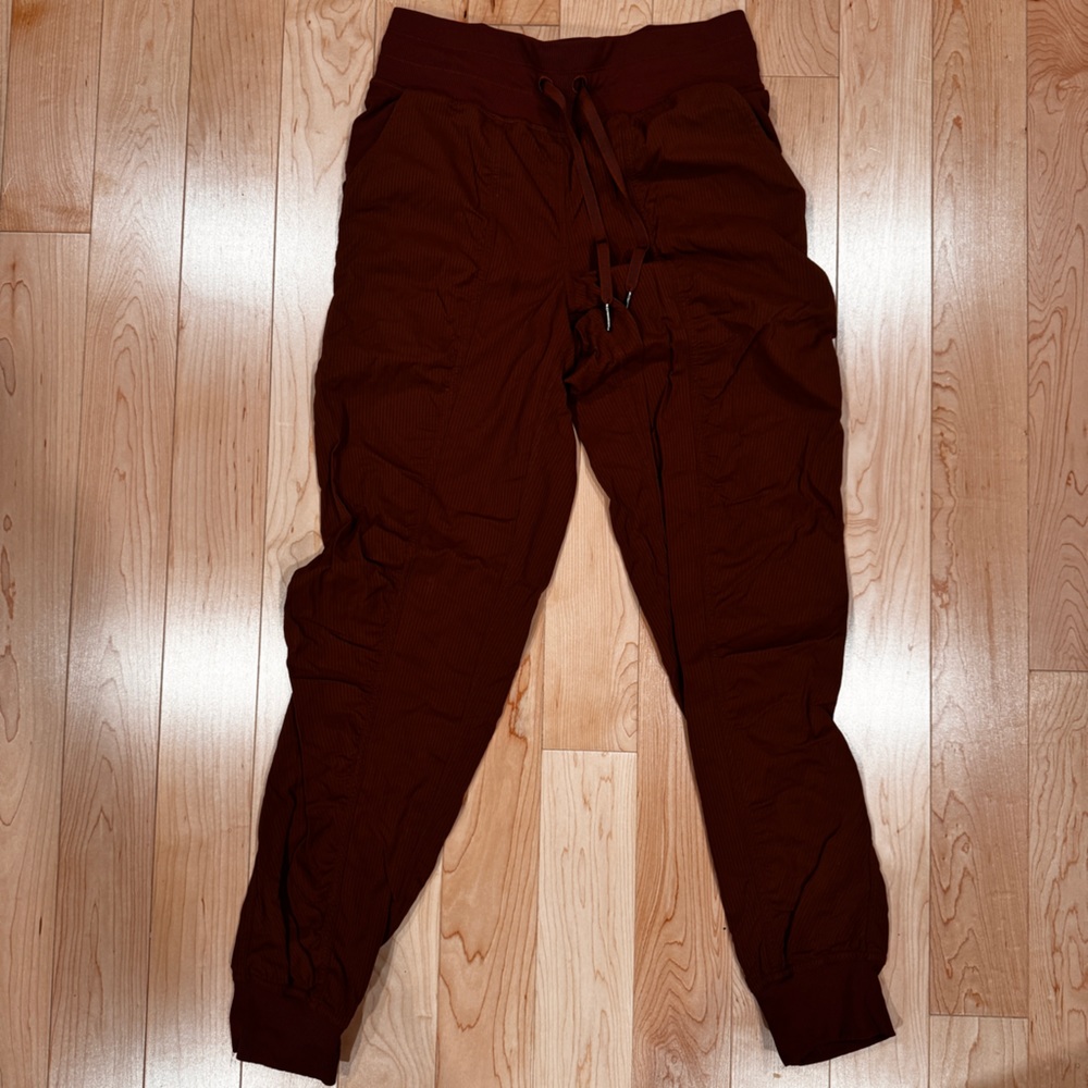 Lululemon roasted brown dance studio joggers
